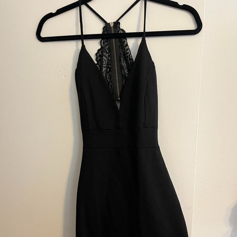 Windsor Black Mini Dress - Size Small
